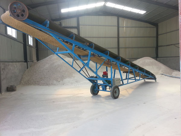 膨潤土生產(chǎn)車間一角